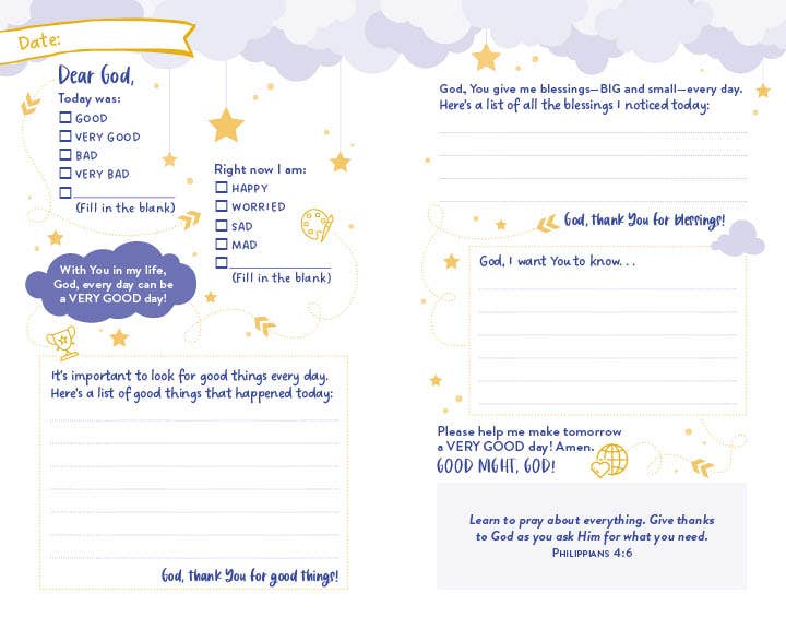 Good Night, God: A Bedtime Prayer Map for Girls