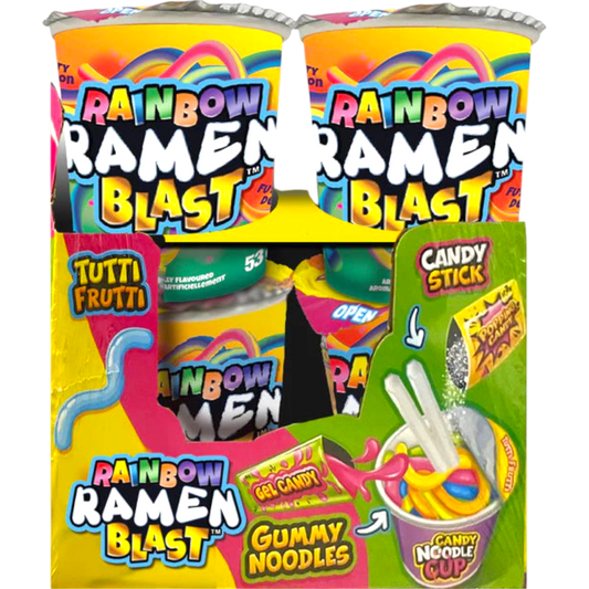 Rainbow Ramen Blast Candy Noodle Cup