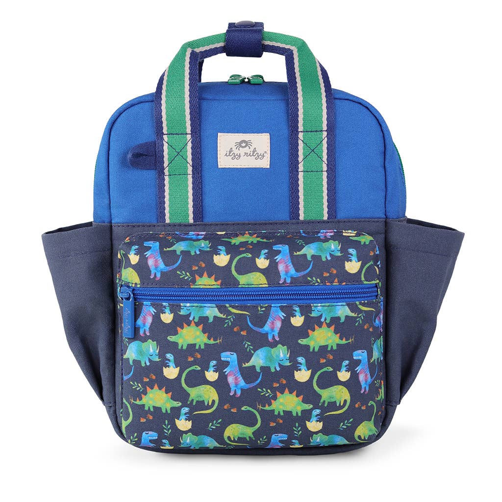 Itzy Bitzy Toddler Backpack: Raining Dinos