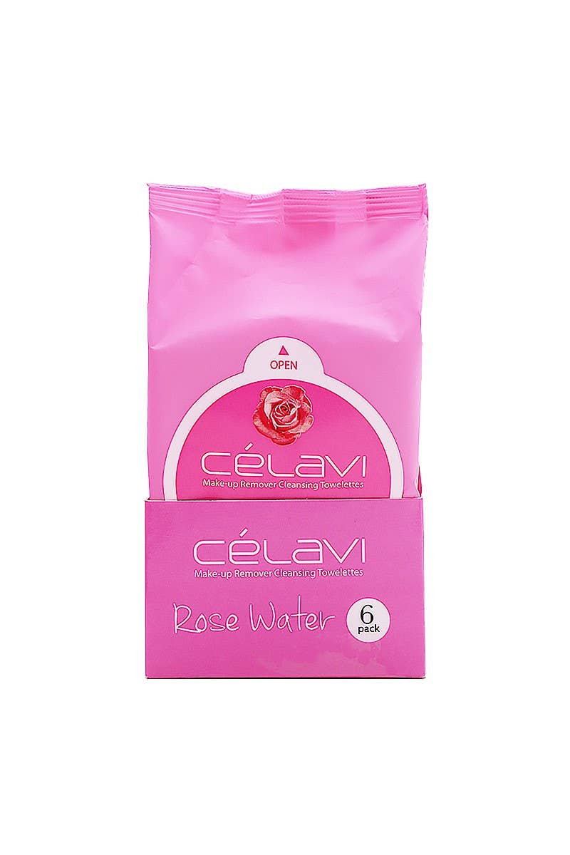Celavi Makeup Cleansing Towelette Rose Water