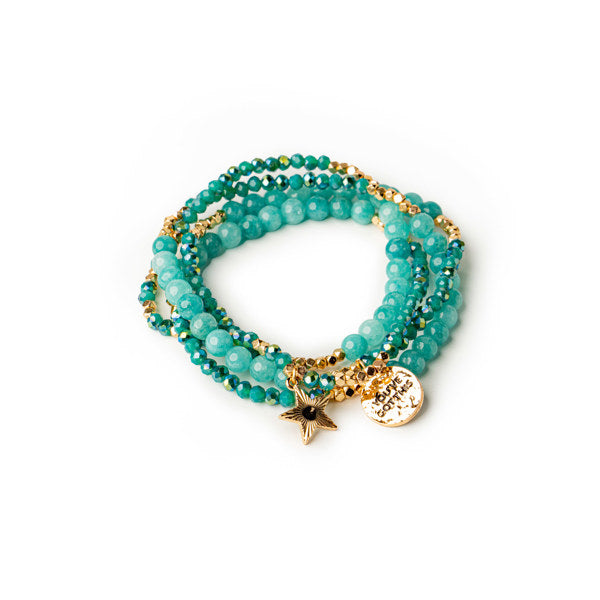 Terra Stone Wrap Bracelet & Necklace