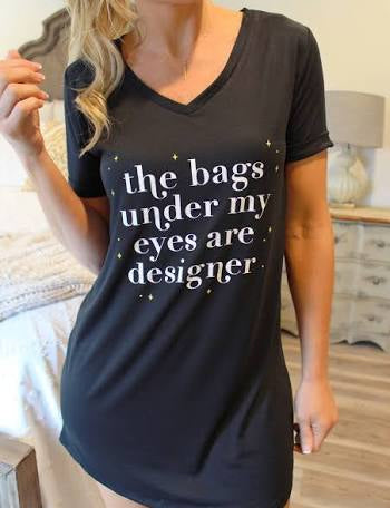 Let Me Sleep V-neck Sleep shirt