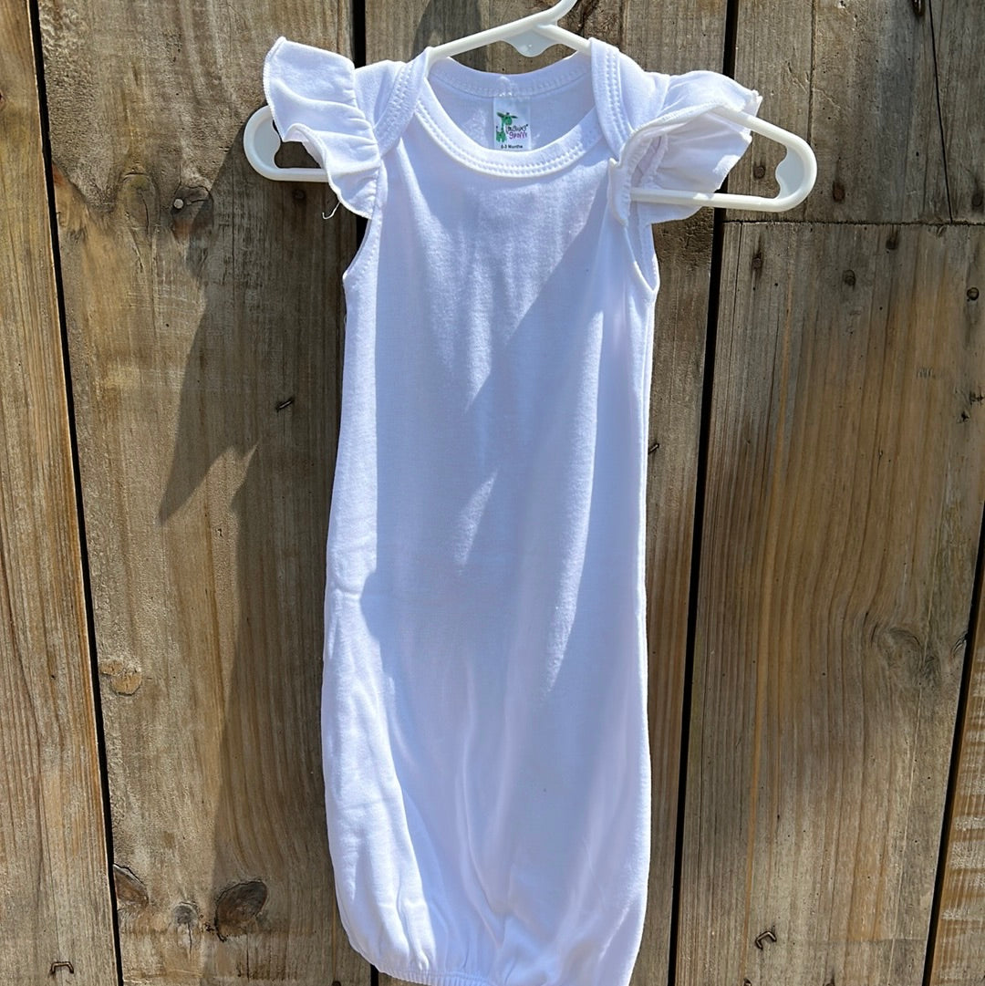 Flutter Angel Sleeve Gown