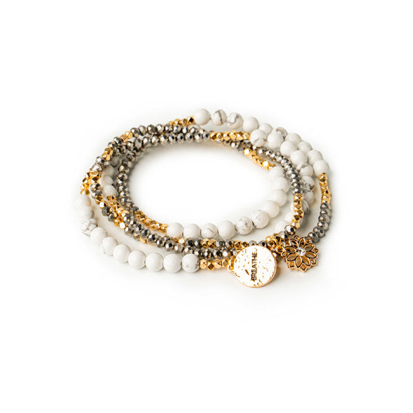 Terra Stone Wrap Bracelet & Necklace