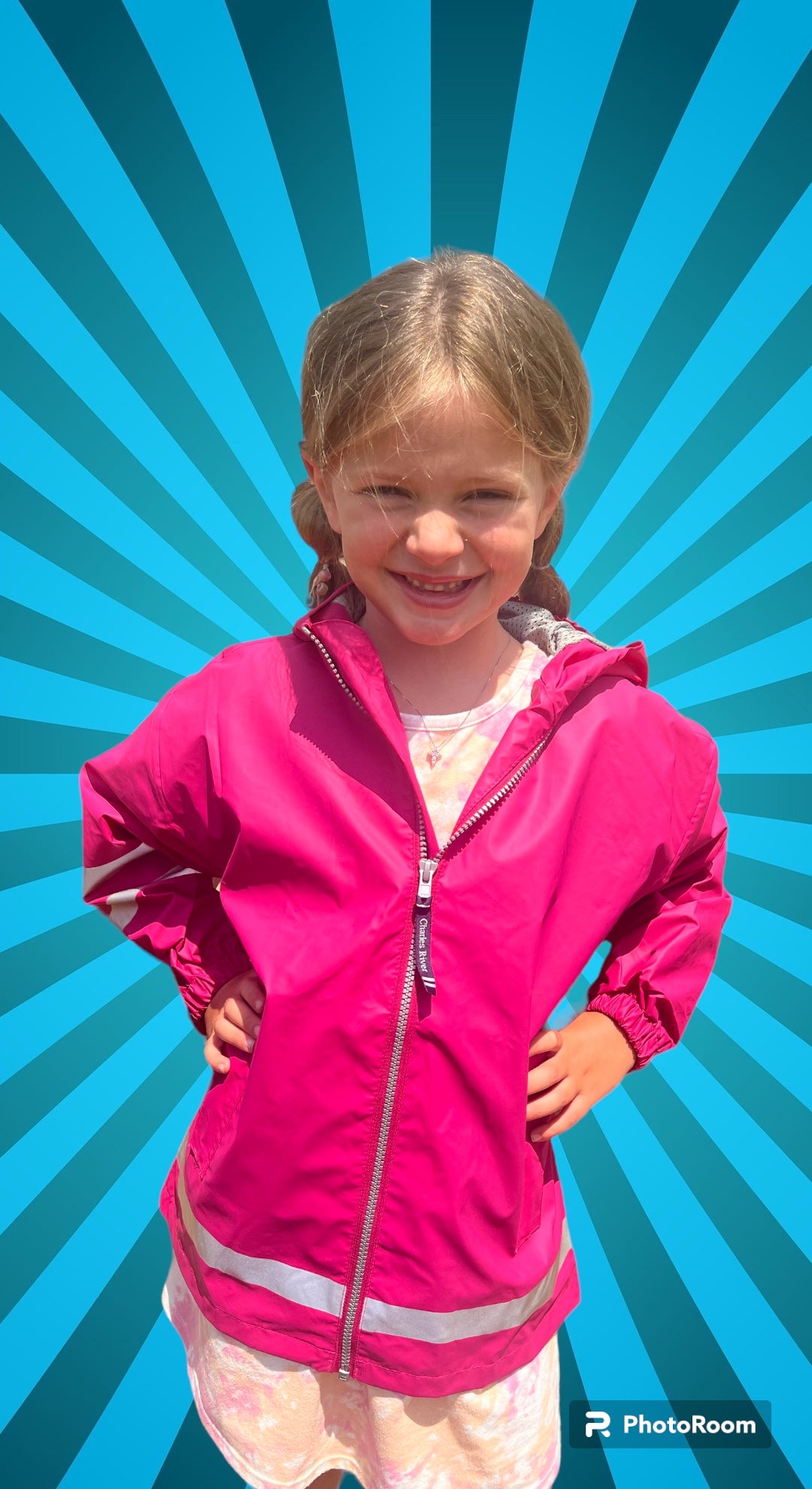 Kid’s Hot Pink Raincoat