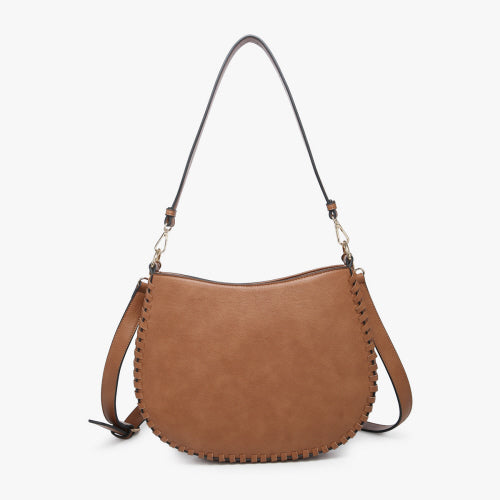 Raquel Whipstitch Trim Saddle Bag