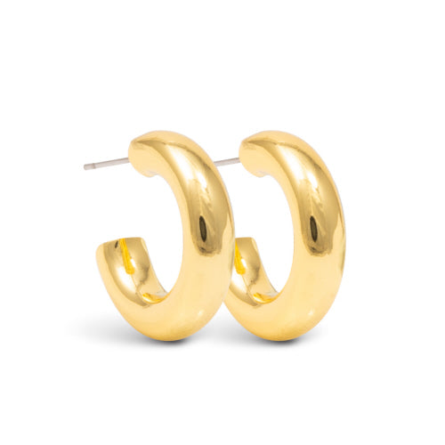Amanda Blu + Gold Kate Polished Huggie Earrings
