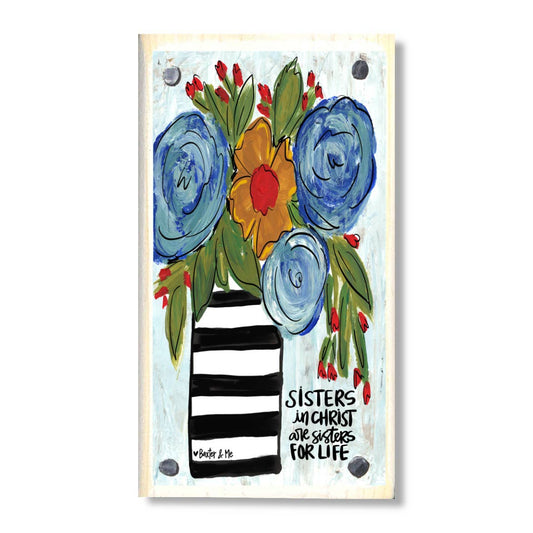 Sisters In Christ Happy Block