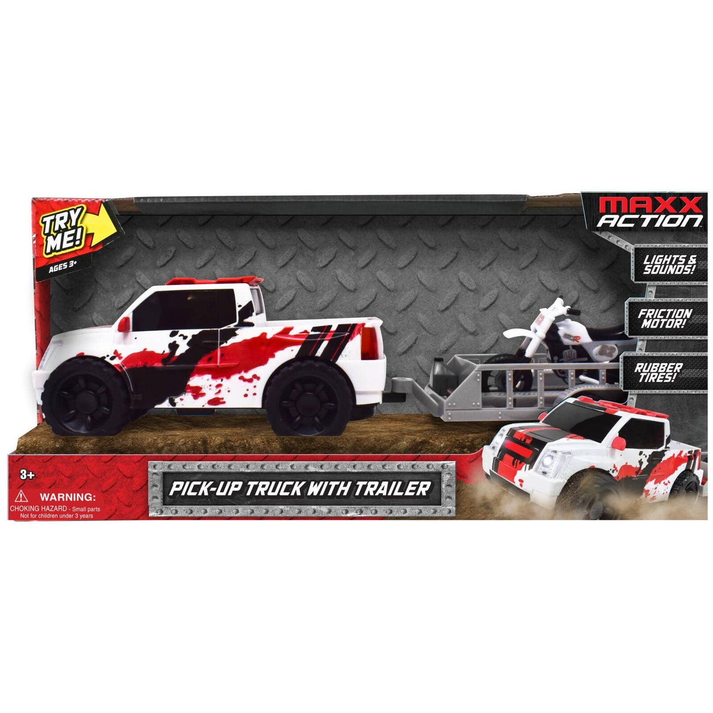 Maxx Action Lights & Sounds Pickup Truck Playset assortment