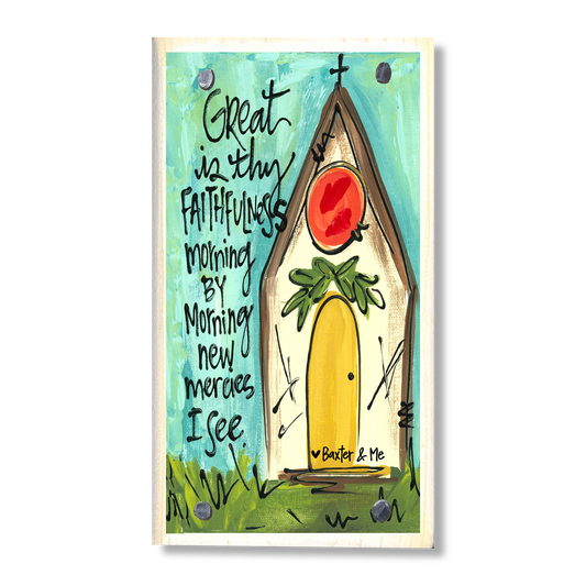 Great Is Thy Faithfulness Happy Block