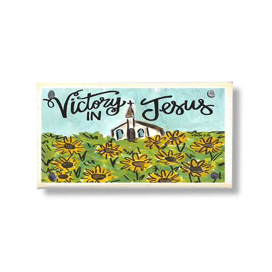 Victory In Jesus Happy Block