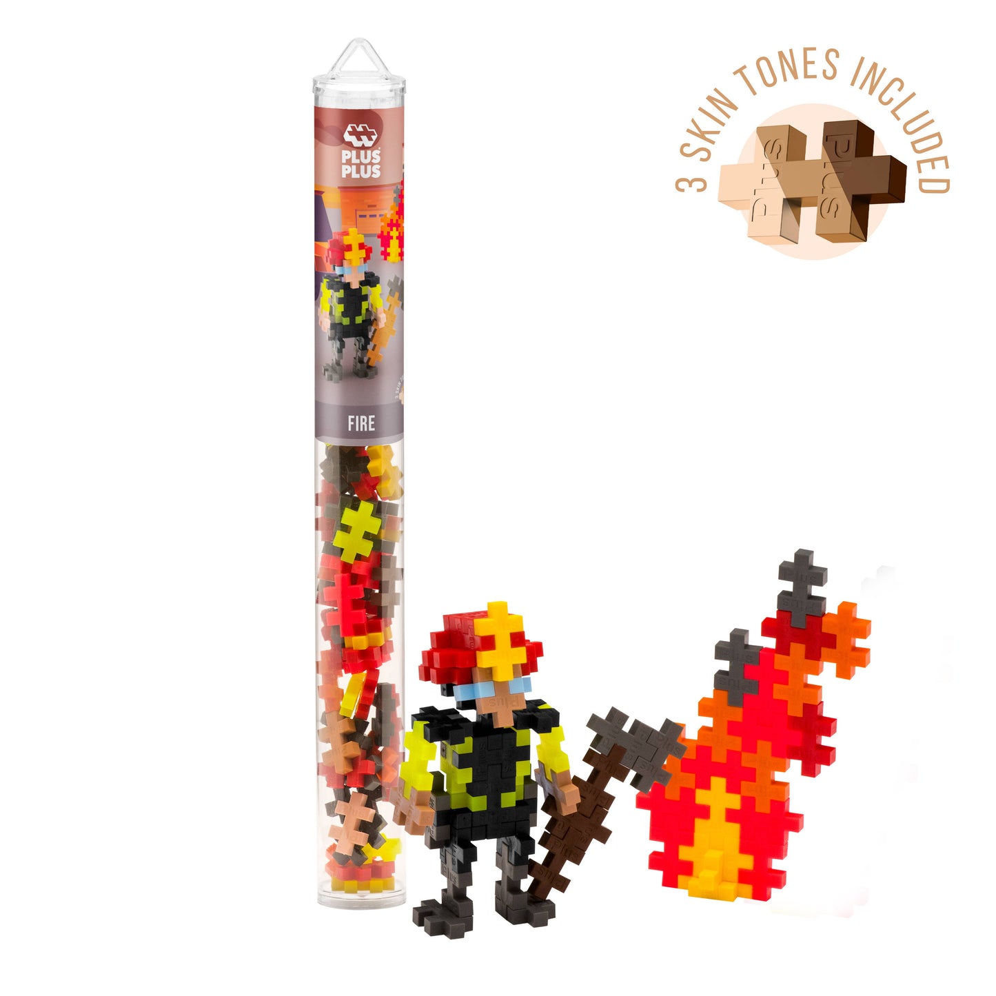 Plus-Plus USA - Tube 70 pc - Fire