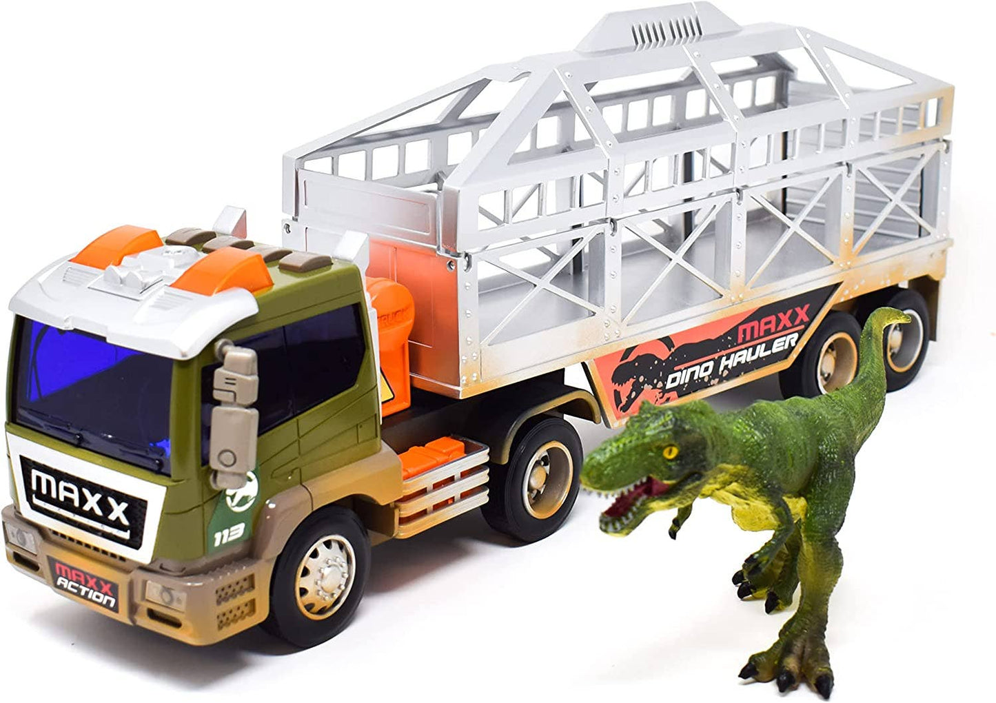 Realistic Dinosaur Transport Truck