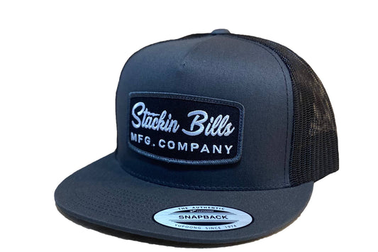 Stackin Bills Lightning 5 Panel Flat Bill Mesh Back Trucker
