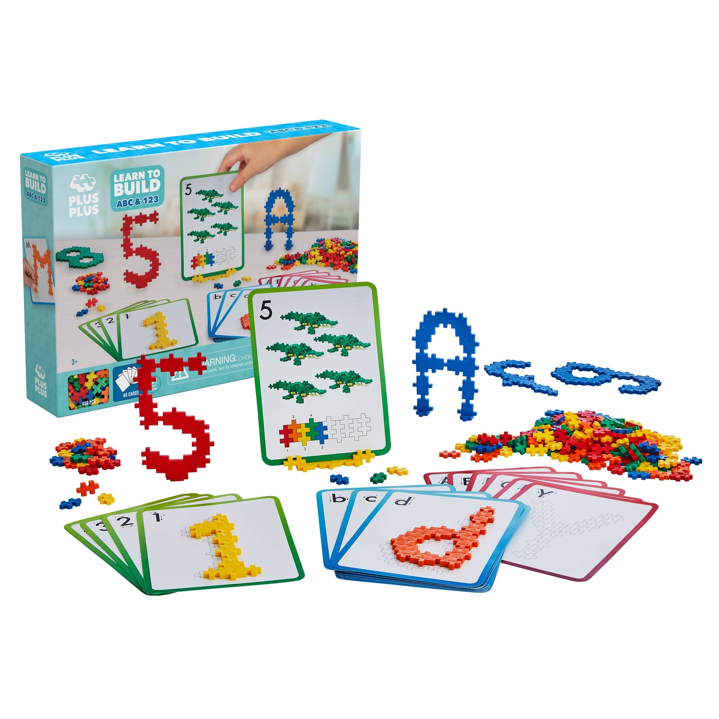 Plus-Plus USA - Learn To Build - ABC & 123
