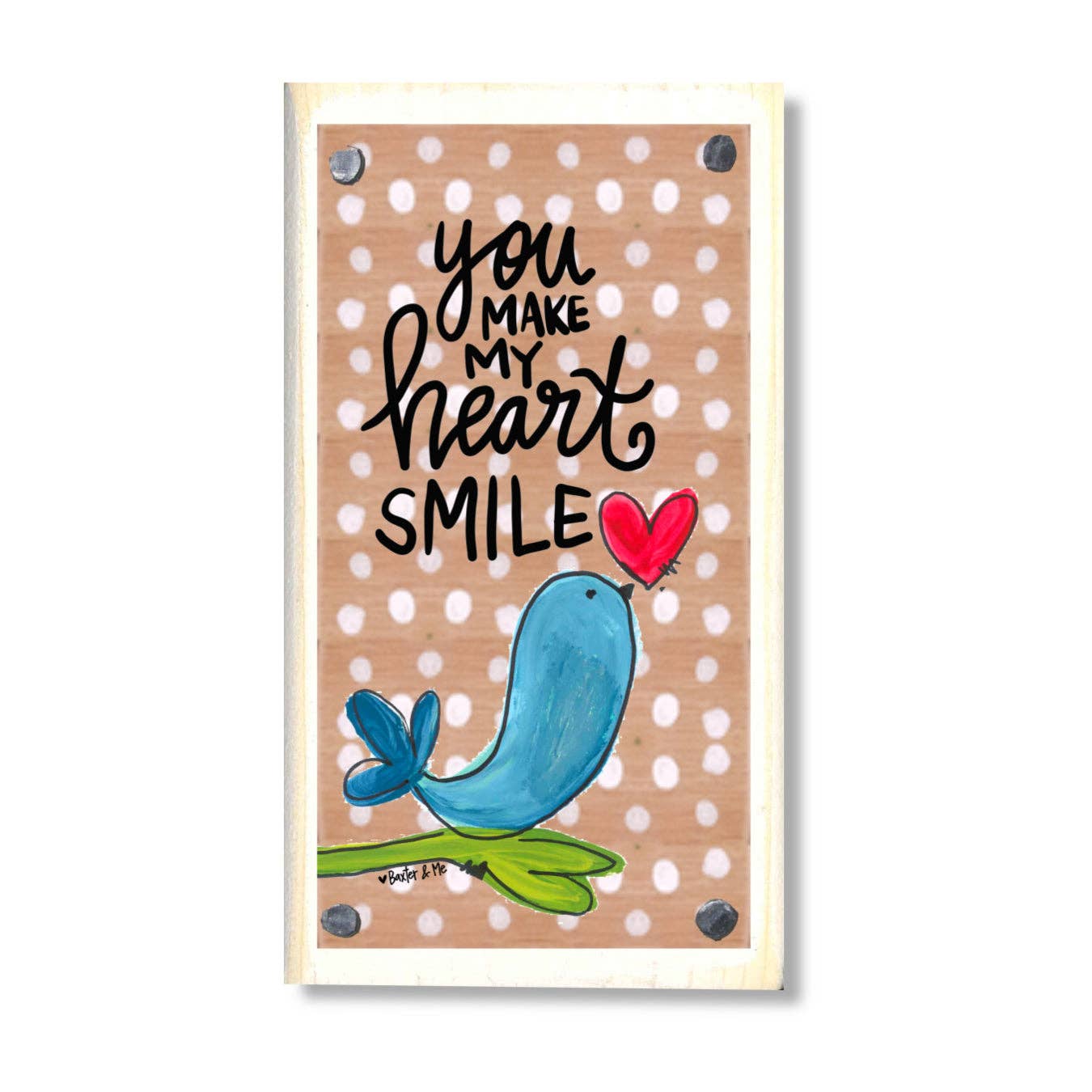 Heart Smile Happy Block