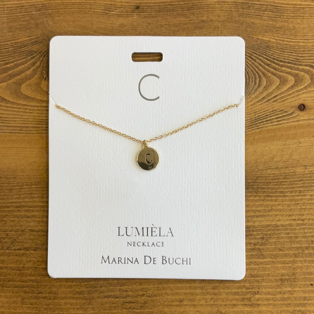 Initial C Necklace