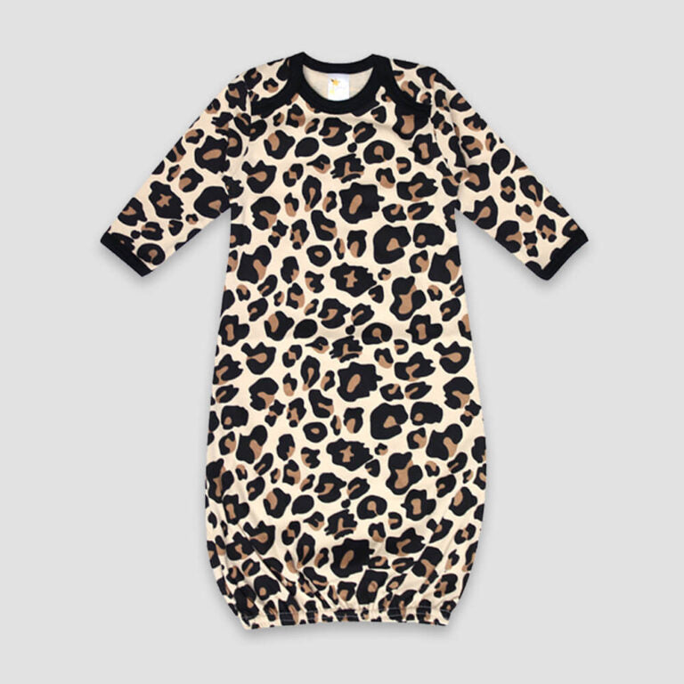 Baby Sleeping Gown - Leopard