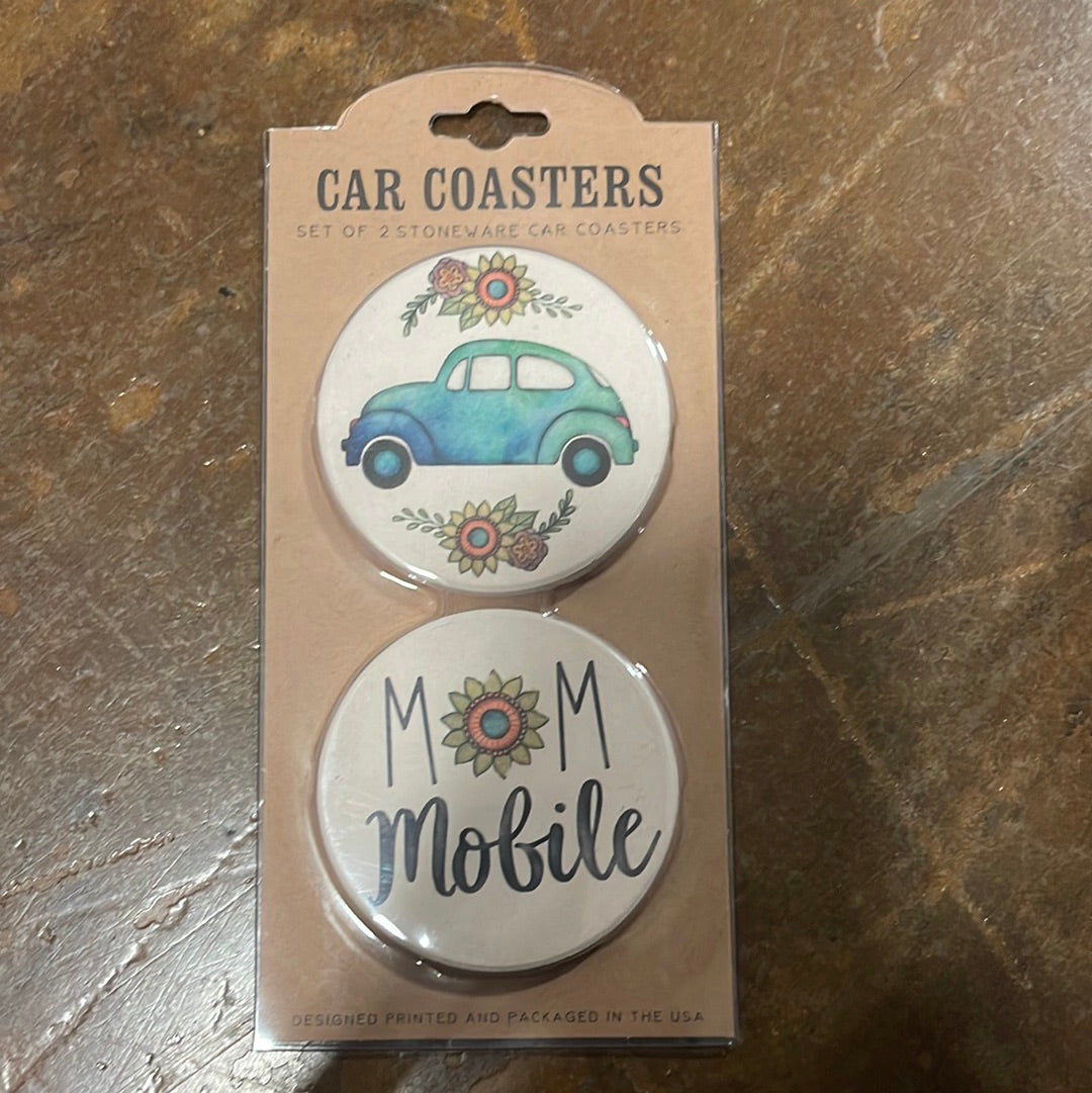 Mom Car Coaster Set