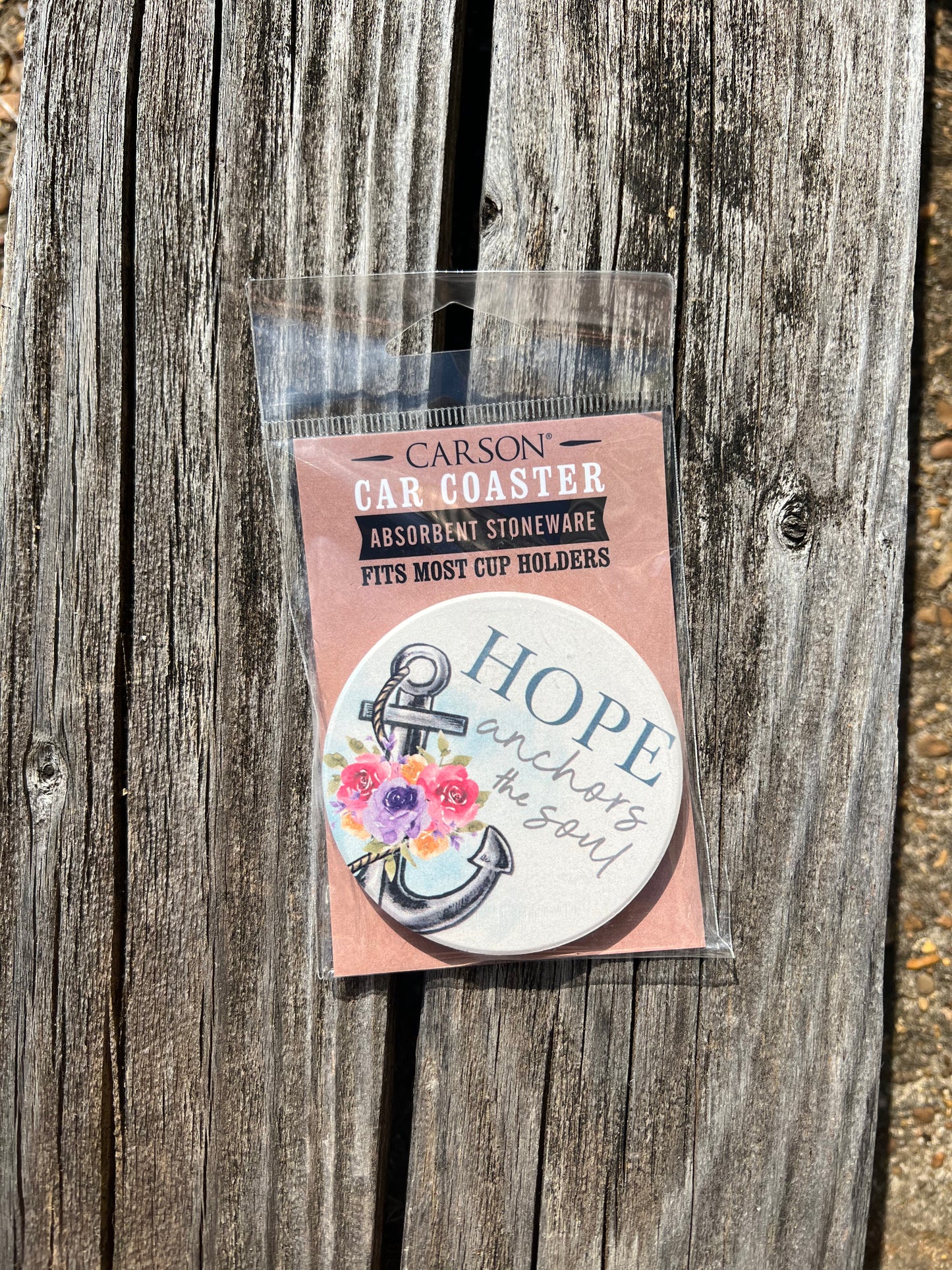 Hope Anchors the Soul Car Coaster