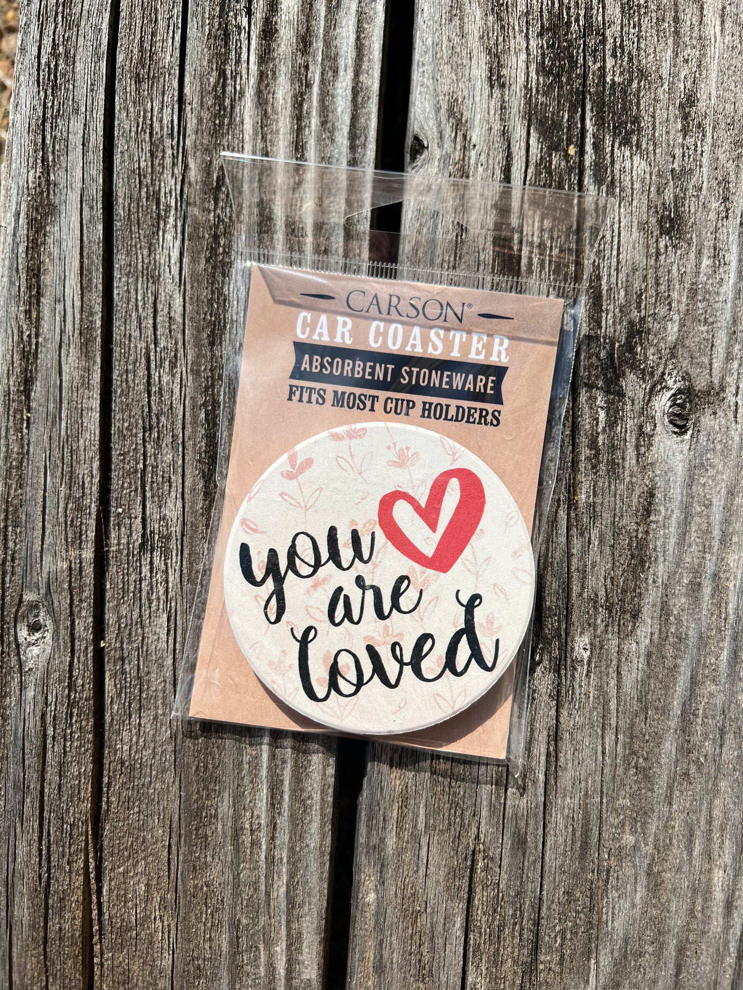 You are Loved Car Coaster