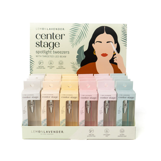 Lemon Lavender + Center Stage Spotlight Tweezers