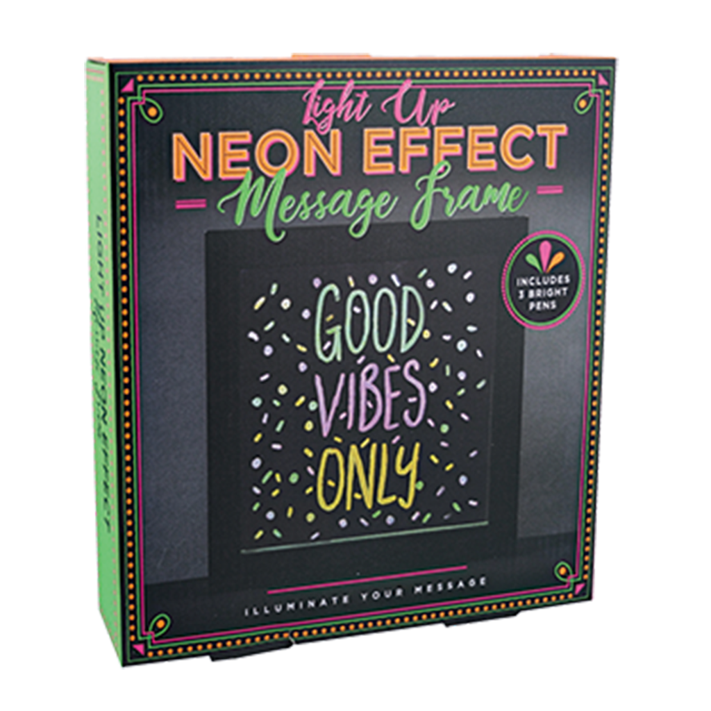 Neon Effect Message Frame