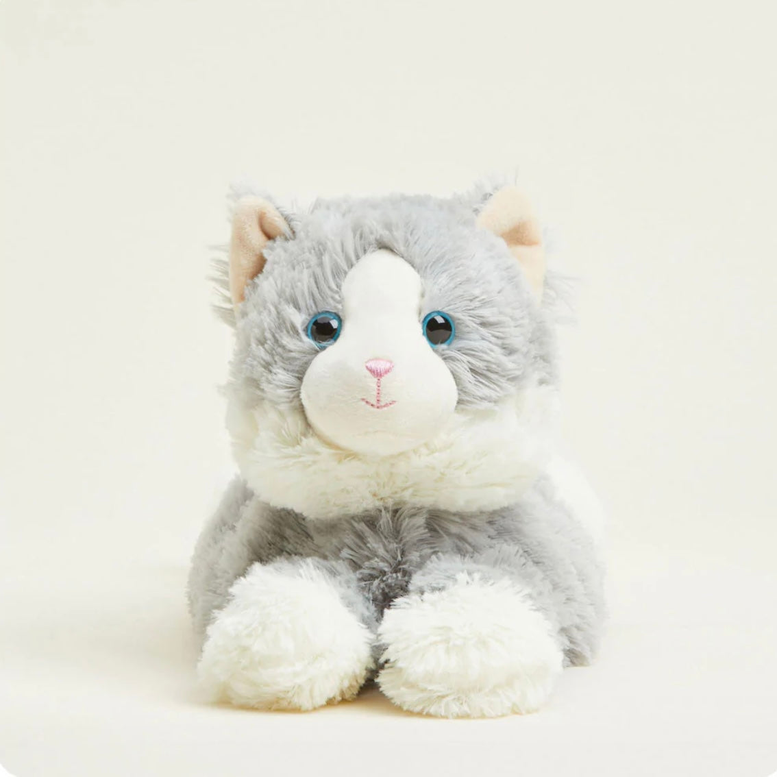 Laying Down Gray Cat Warmies