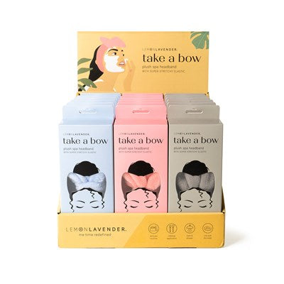 Lemon Lavender + Plush Spa Headband