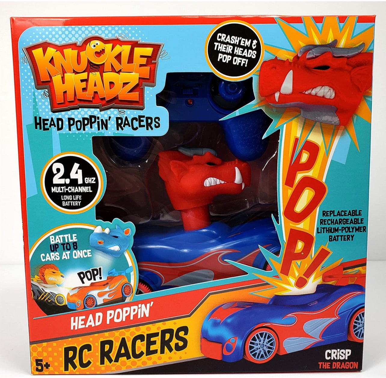 Knuckle Headz - Head Poppin Racers- Remote Control