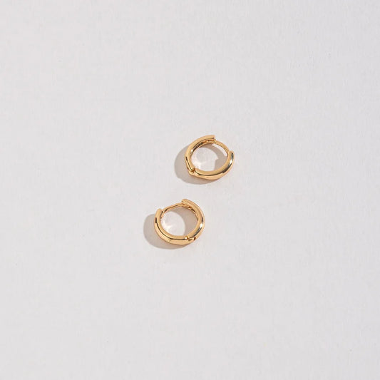 SMALL HUGGIE HOOP EARRINGS
