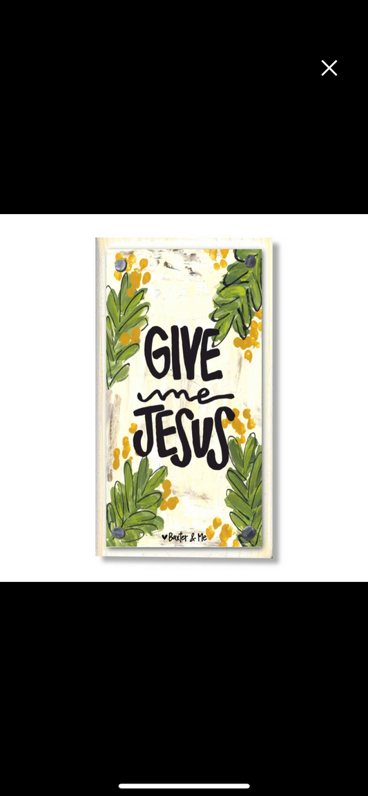 Give Me Jesus Happy Block