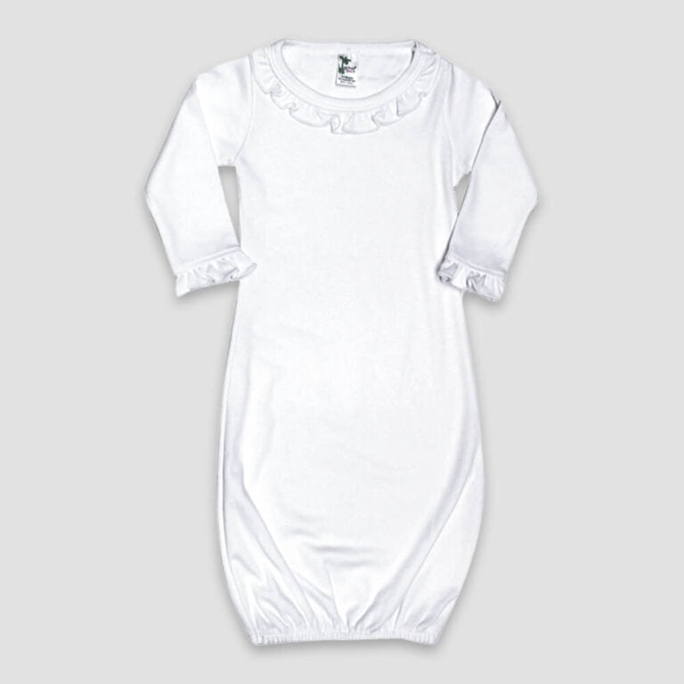 Baby Ruffle Trim Gown