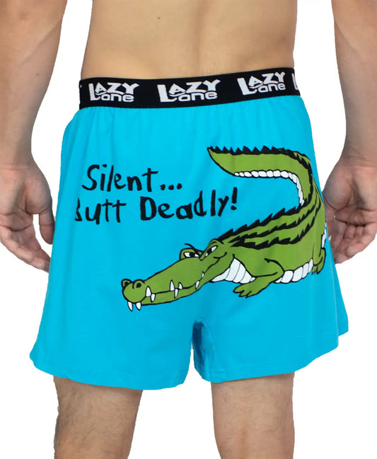 Silent…butt deadly Boxer