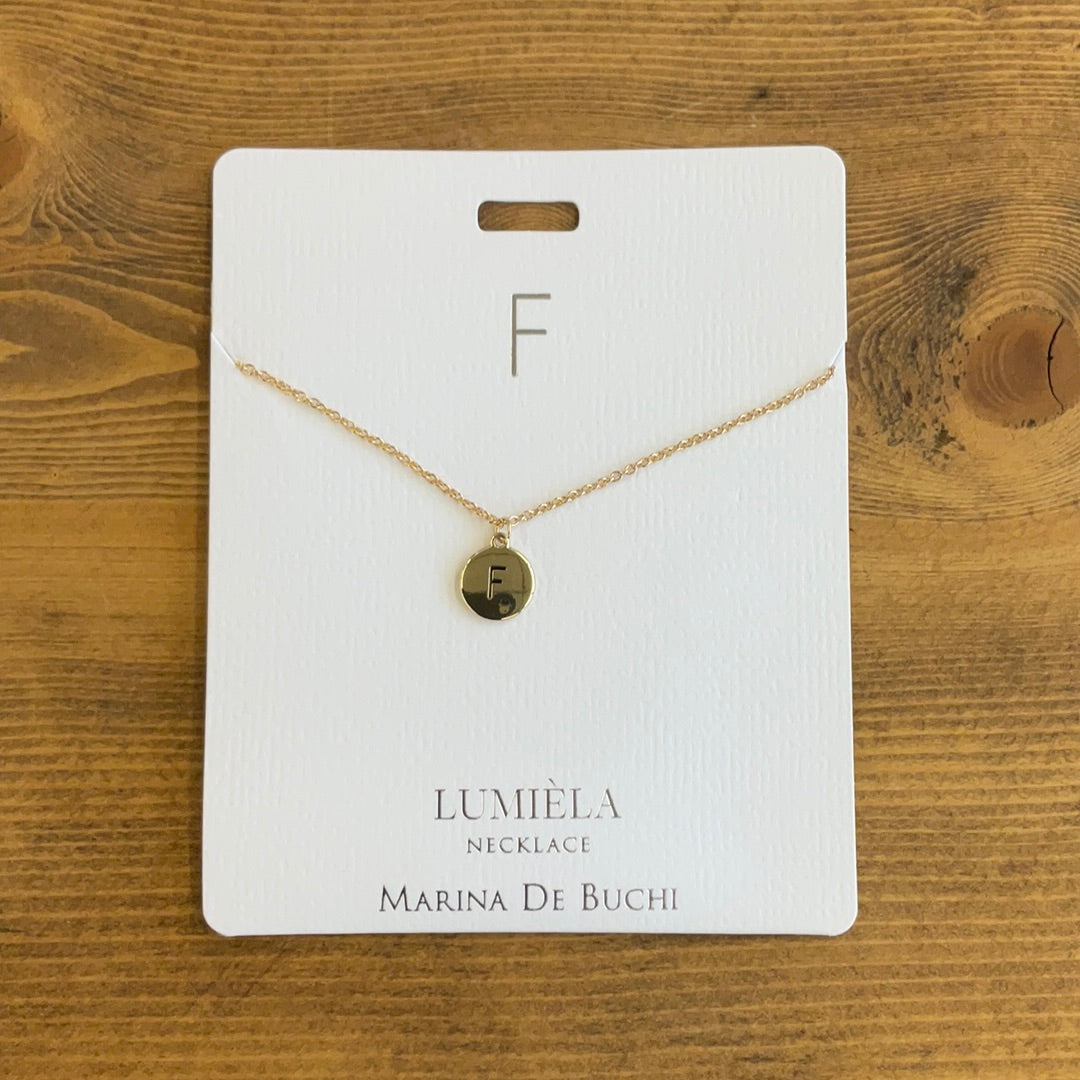 Initial F Necklace