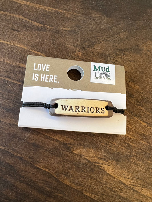 Warriors bracelet - black