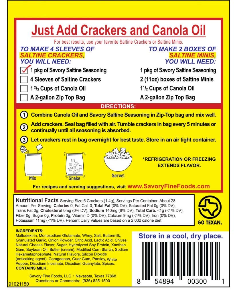 Savory Sour Cream and Onion Cracker Seasoning