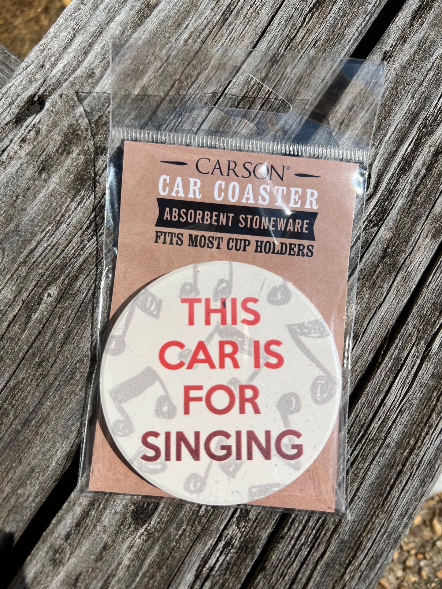 Singing Car Coaster