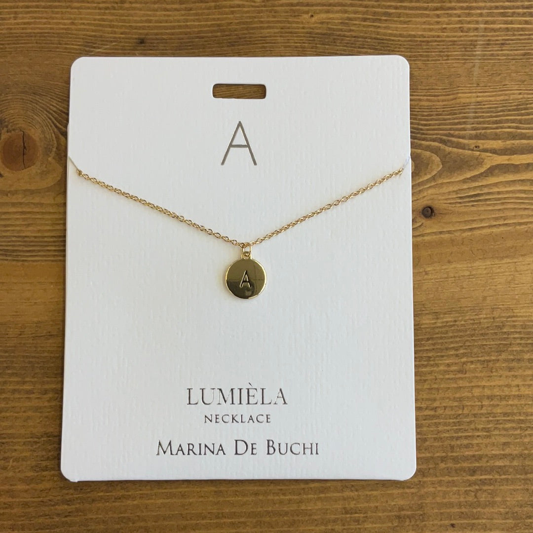 Initial A Necklace