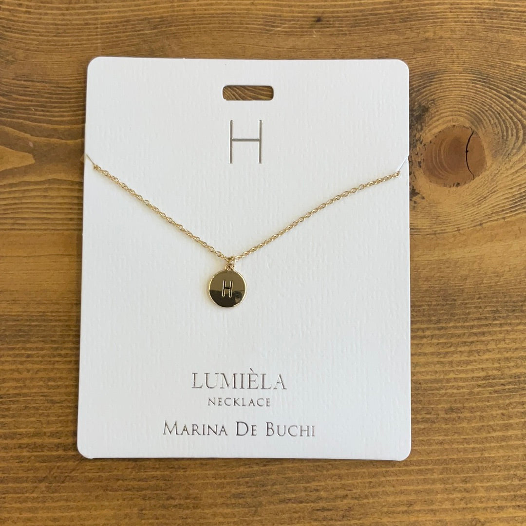 Initial H Necklace