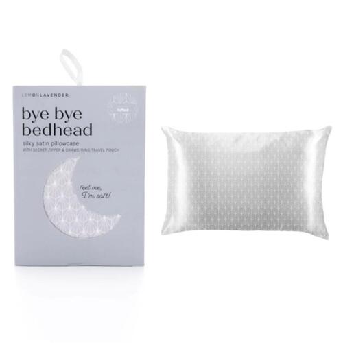 Lemon Lavender + Bye Bye Bed Head Queen Satin Pillowcases