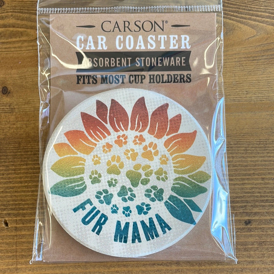 Fur Mama Car Coaster