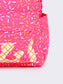 Pink Ice Cream Drip Kids Canvas Backpack
