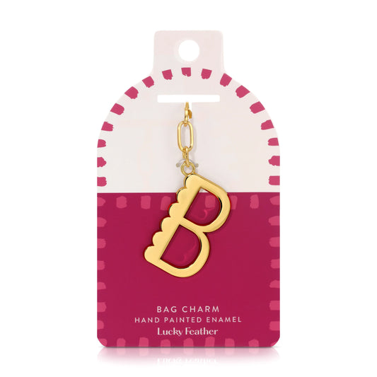 Initial Bag Charm