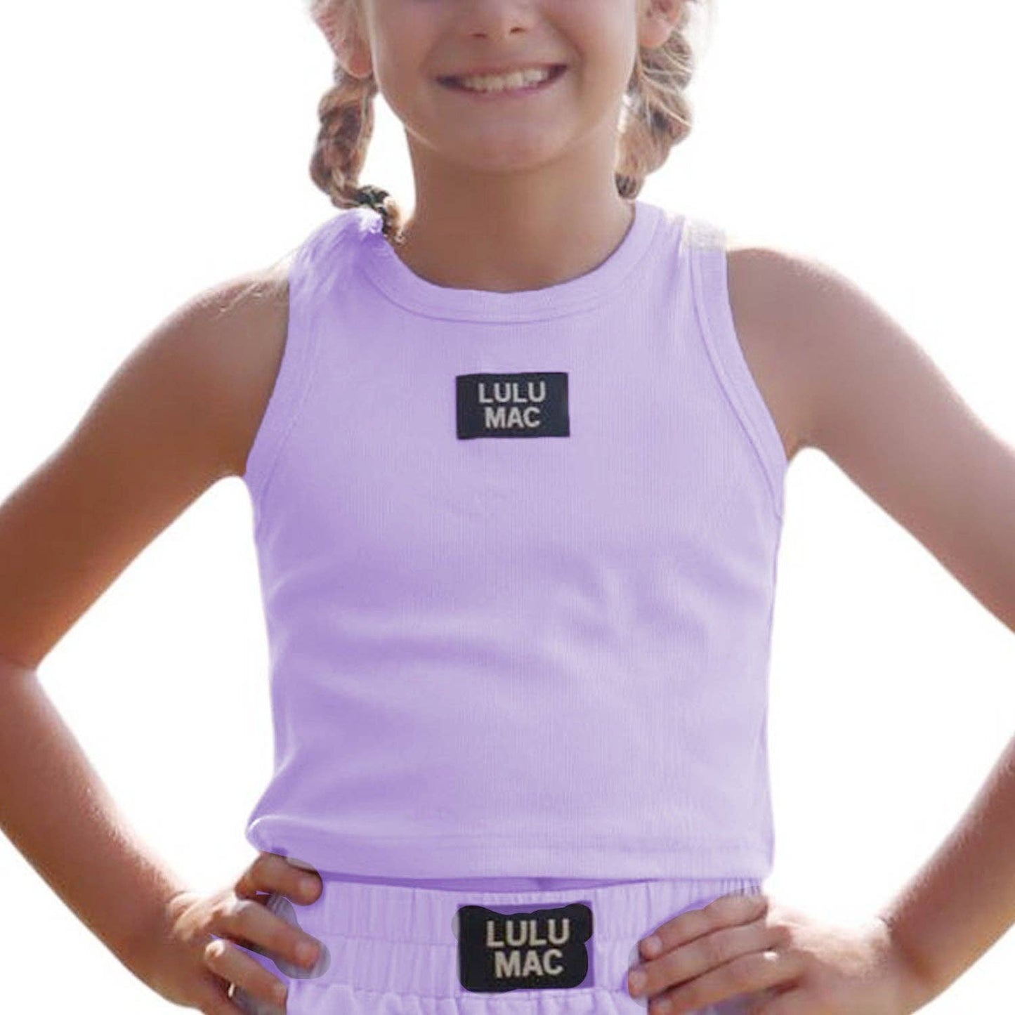 KIDS SOLID TANK: LAVENDER / Youth