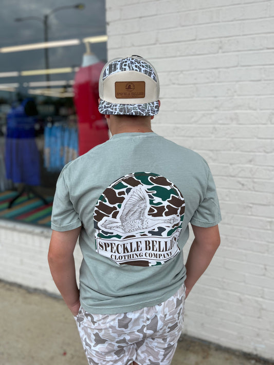 Camo Arch Logo Pocket Tee