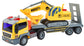 Maxx Action Lights & Sounds Long Hauler w/ Excavator Toy