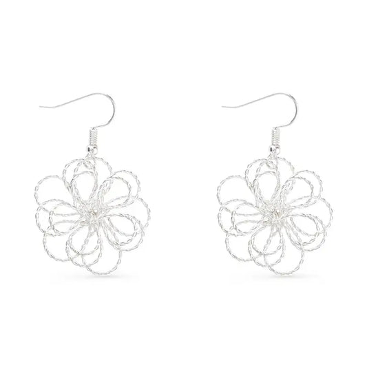 Silver Polished Ellie Earrings