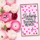 Teacher Touching Hearts Driftwood Happy Block