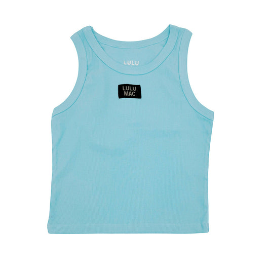 LULU MAC SOLID TANK TOPS: TWG/TURQ